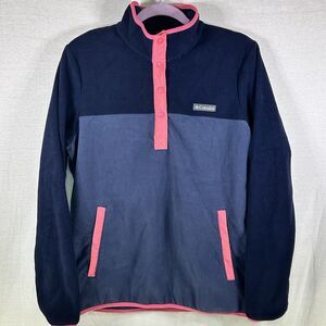 Columbia Women's Nocturnal Rose Fleece 1/2 Snap Pullover Sweatshirt Size large